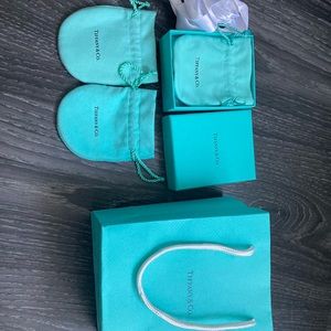 Tiffany’s bag box and jewelry bags